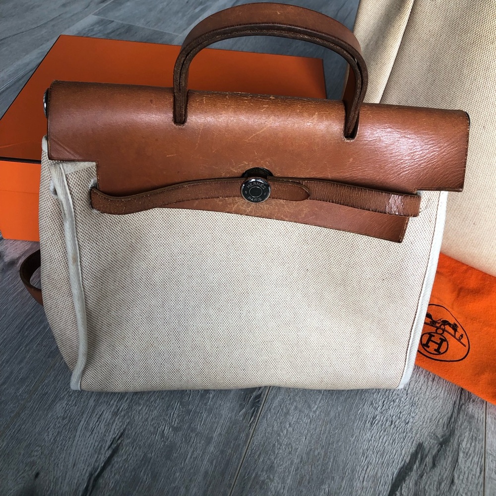 Authentic Hermes Backpack/Handbag - image 2